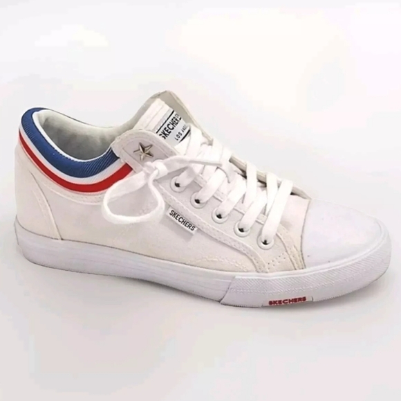 Skechers Street LA Women's Utopia Flash Back Hidden Wedge Cap Toe Sneakers 6.5 - Picture 1 of 15